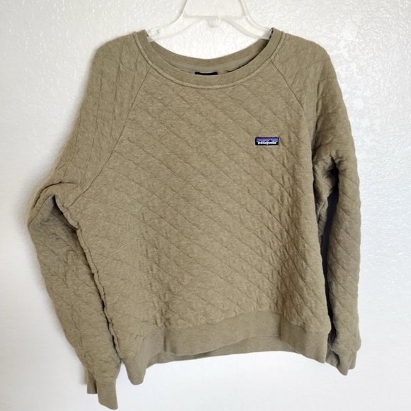 Patagonia Sweaters - Patagonia Women's Organic Cotton Quilt Crew sweater sz Xl